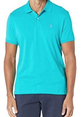Men Shirt Polo US Polo Teal luxury feel