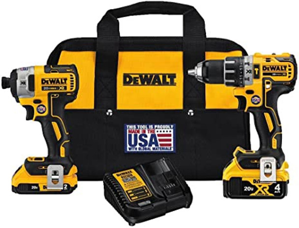 DRILL GUN DEWALT DCK287D1M1 20V MAX XR 2PCS LITHIUM ION