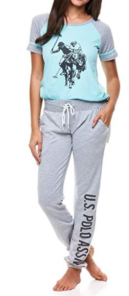 Women PJ/lounge wear Set US Polo Blue & grey