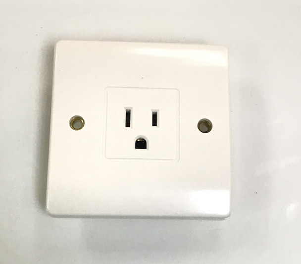 POINT SWE 15AMPS DUPLEX  3"X3" WITHOUT SWITCH