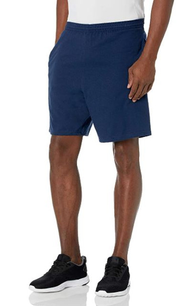 Men Shorts Hanes Navy with pockets