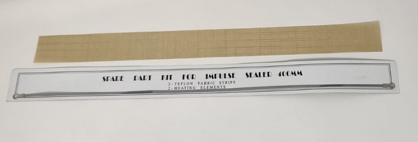 SEALER IMPULSE SPARE PART KIT 16" 400MM 1 TEFLON FABRIC STRIP & 1 HEATING ELEMENT