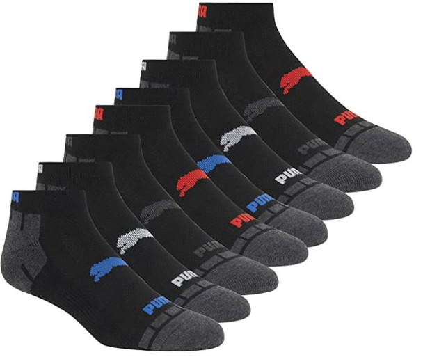 Men Socks Puma Low Cut Cushioned Low Cut 8 Pairs