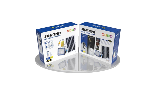 LAMP LED SOLAR FLOOD 60W JORTAN JT-BS-60W-TFTZ + JT-BS60W-TFTZ 6500K IP66