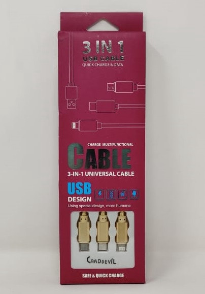 CABLE USB 3IN1 M-CBL-011-1.2M RED BOX