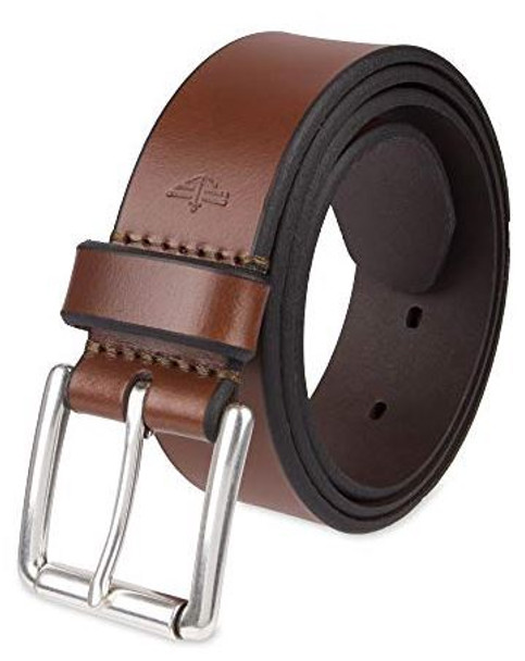 Men Belt Dockers Leather Casual Brown