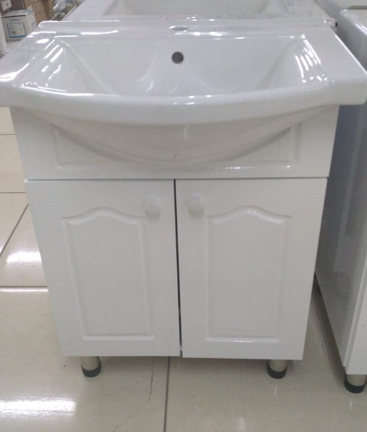 CABINET BATHROOM WHITE SC13 600X470X800MM