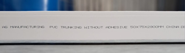 TRUNKING 50MM X 75MM PVC 9.5FT NO BRAND