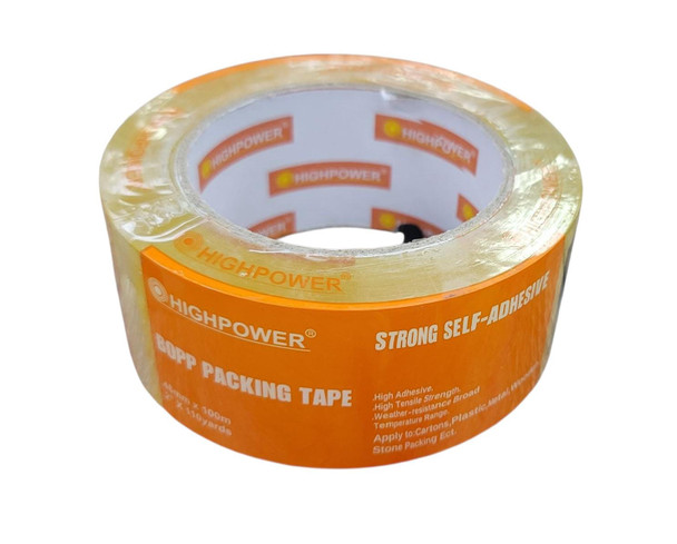 TAPE 2" CLEAR 100M ROLL HIGHPOWER HP1039 / HP1295