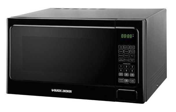 MICROWAVE BLACK & DECKER 1.1 CF EM031MAA-X2 BLACK MICROWAVE BLACK & DECKER 1.1 CF EM031MAA-X2 BLACK