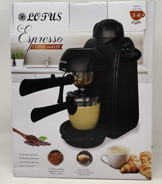 COFFEE MAKER LOTUS LT-996 ESPRESSO 5-6CUPS 1200ML