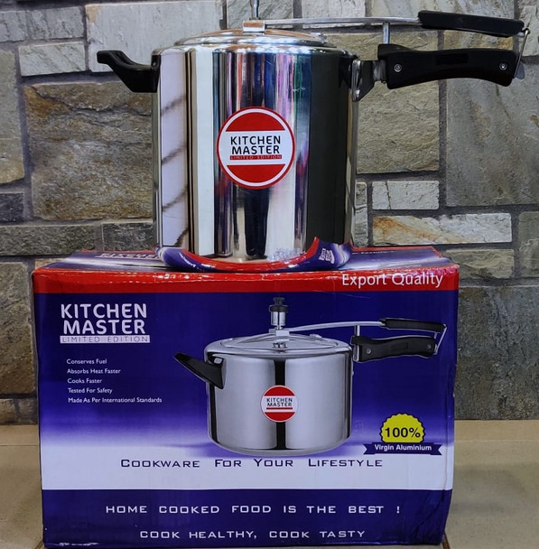 PRESSURE COOKER KITCHEN MASTER 8L BLUE BOX
