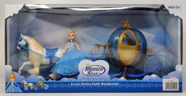 Toy Illusion State Girl Favorites Carriage Play Set F-195