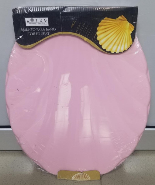 TOILET SEAT PLASTIC LOTUS SHELL PINK 83048