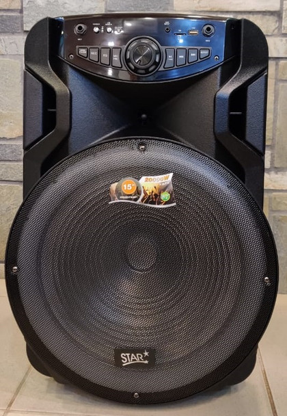 SPEAKER BOX STAR 15" SK-15M POWERED EACH RECHARGEABLE