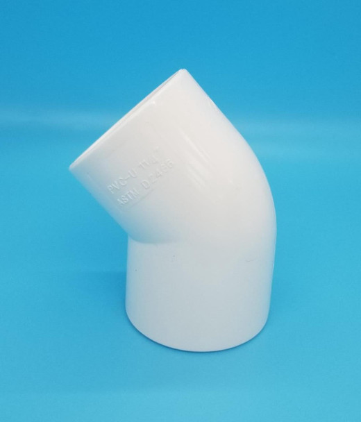PVC KNEE 1 1/4" 45 DEG