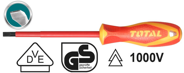 SCREWDRIVER FLAT TOTAL THTIS4100 4 X 100 INSULATED