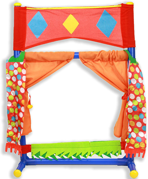 Toy Puppet Table Top Theatre Plastic Foldable