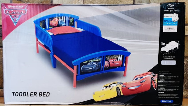 BABY BED TODDLER BB86992CR YD18137 DISNEY CARS PIXAR