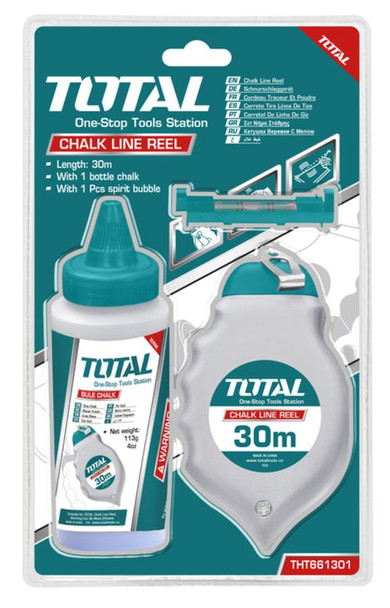 CHALK LINE REEL WITH CHALK TOTAL THT661301