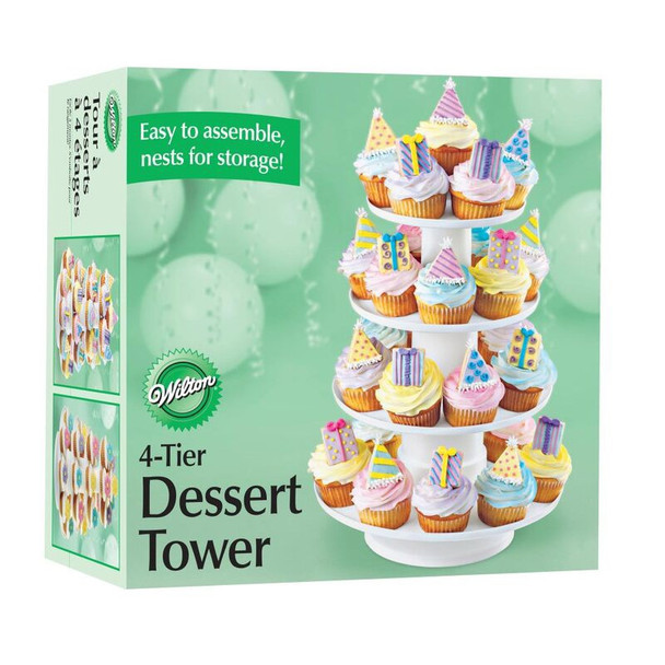 DESSERT TOWER WILTON 4 TIER 307-856 CUP CAKE