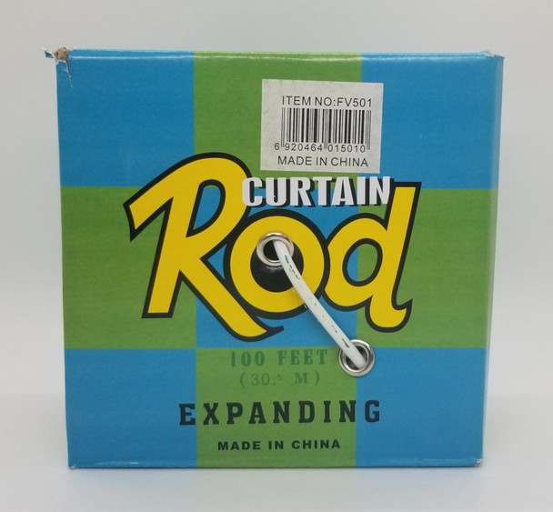 CURTAIN ROD EXPANDING 100FT ROLL
