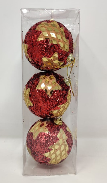 Christmas Decorations Balls CB108 3Pcs Pack