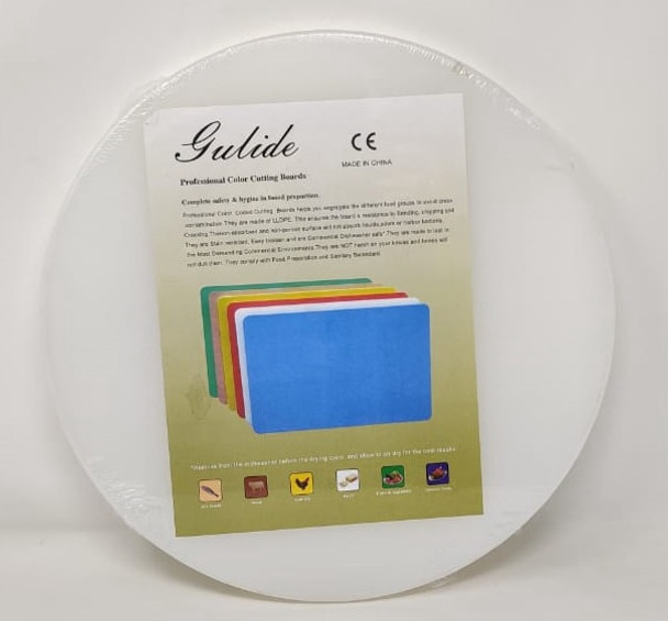CUTTING BOARD GULIDE PROFESSIONAL ROUND 12" X 3/4" (S)
