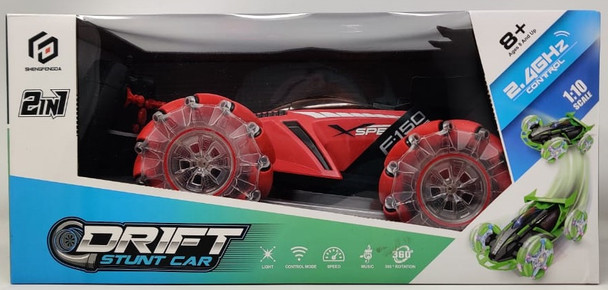 Toy Drift Stunt Car 2in1 2.4GHZ Remote Control 1:10 Scale S800