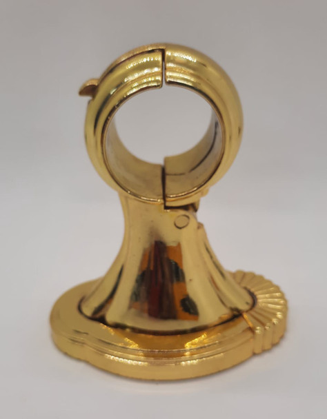 CURTAIN ROD HOLDER GOLD PLASTIC DECORATIVE EACH