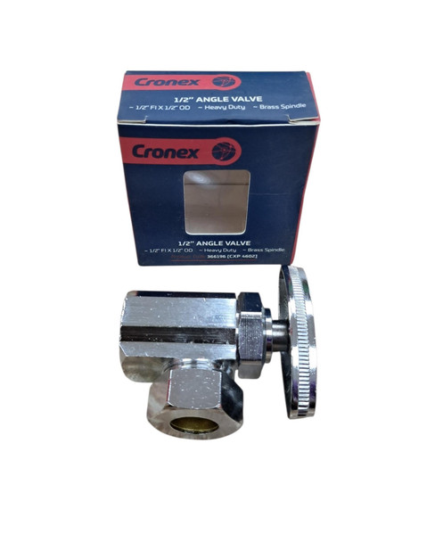 ANGLE VALVE 1/2" X 1/2" CRONEX CXP4602