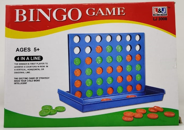 Toy Bingo Game 4 In A Line LJ 3008 CH225