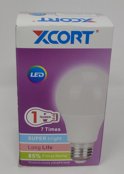 BULB LED 9W 760-820LM E27 85-265V XCORT SUPER BRIGHT PURPLE BOX