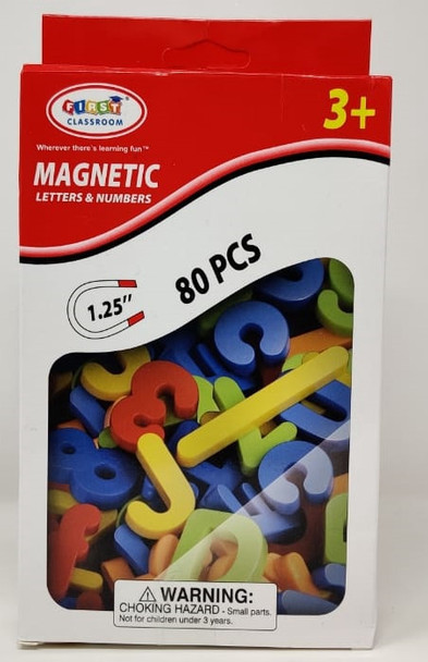 Toy Magnetic Letters & Numbers 80PCS CH398