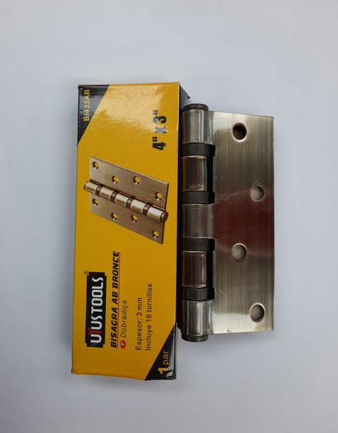 BUTT HINGES 4" X 3" USTOOLS B1433AB