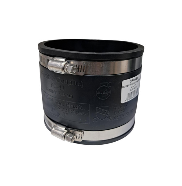 RUBBER FLEX COUPLING 4" X 4" CRONEX CXP5035