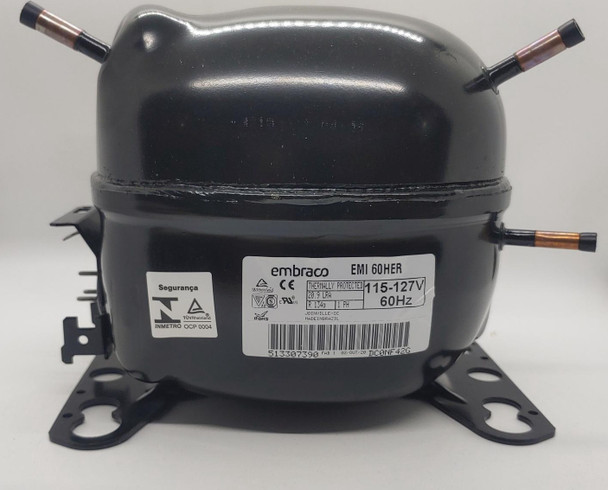 FRIDGE COMPRESSOR EMBRACO 1/6 HP 110V EMI 60HER R12/R13