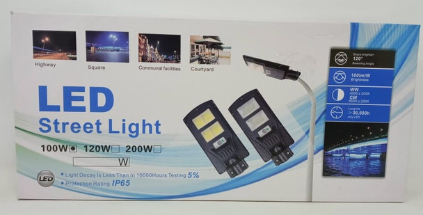 LIGHT SOLAR STREET LED 100W L21-6 WITHOUT POLE