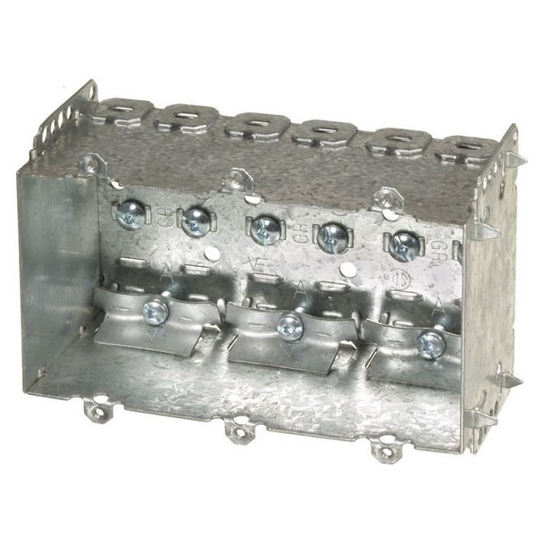 BASE METAL 3 GANG DEVICE BOX 5 1/2" X 3" 1009 2104-LLE-3