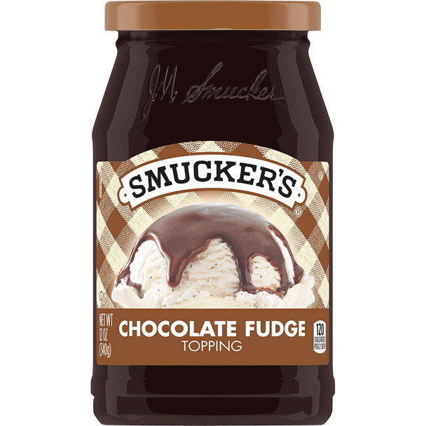 SMUCKER'S CHOCOLATE FUDGE TOPPING 12oz 340g