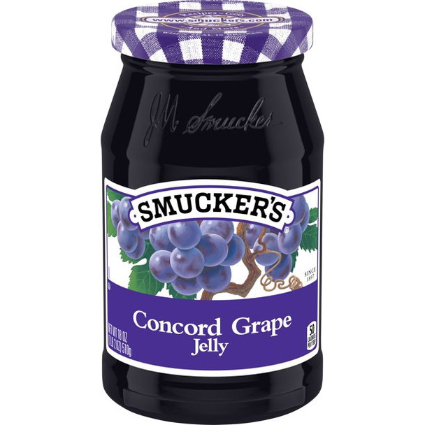 SMUCKER'S CONCORD GRAPE JELLY 18oz 510g