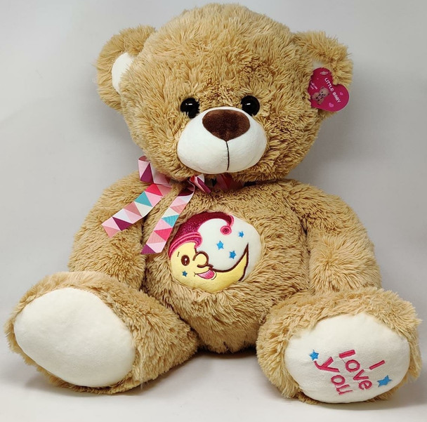 PLUSH TEDDY BEAR 1326-50 BROWN MOON