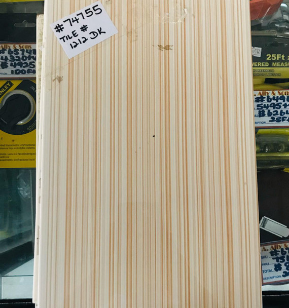 TILE CERAMIC 8X12 WALL #1212DK