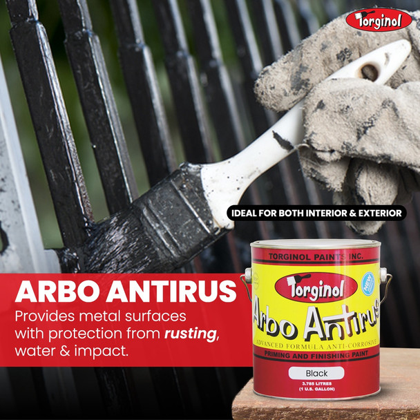 PAINT ARBO ANTI-RUS BLACK 1 GAL