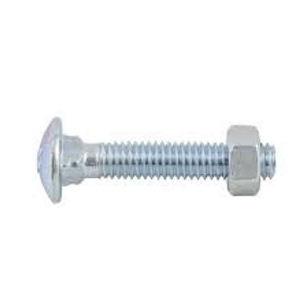 BOLT & NUT 3/8" X 8" CUPHEAD