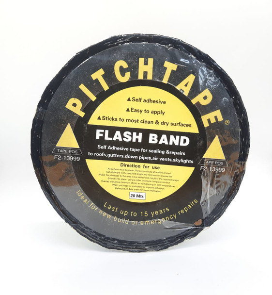 FLASH BAND 10 METRE X 75MM 3" PITCHTAPE ROLL