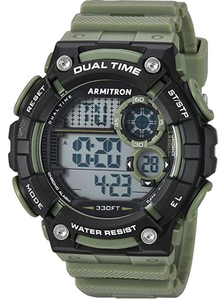 Watch Armitron Men's Digital Chronograph Army Green 8445DGN