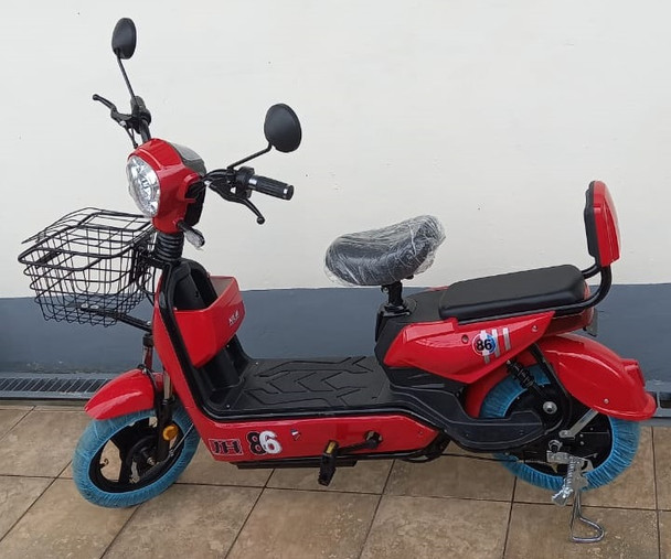 ELECTRIC BIKE JH 86 ZIY JIN YING 3-SPEED WITH MIRRORS, TURN SIGNALS, ALARM AND CHARGER EBIKE