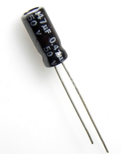 CAPACITOR 50V 0.47UF D#201