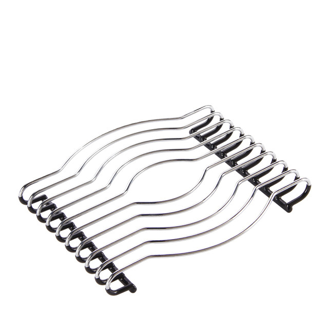 METAL POT HOLDER TRIVET 6-00803 JESSAR CHROME WITH HALF PU COATING